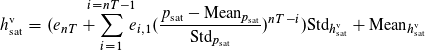 Formula to calculate dew enthalpy
