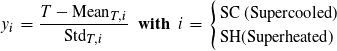 Second input required to calculate density by pressure and temperature
